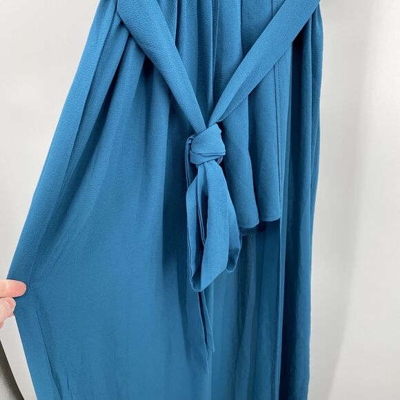 L'Atiste by Amy Romper Womens Small Maxi Dress Combo Teal Bon Voyage NEW - Picture 7 of 11